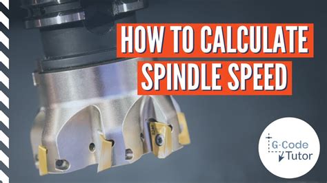 spindle speed formula for milling